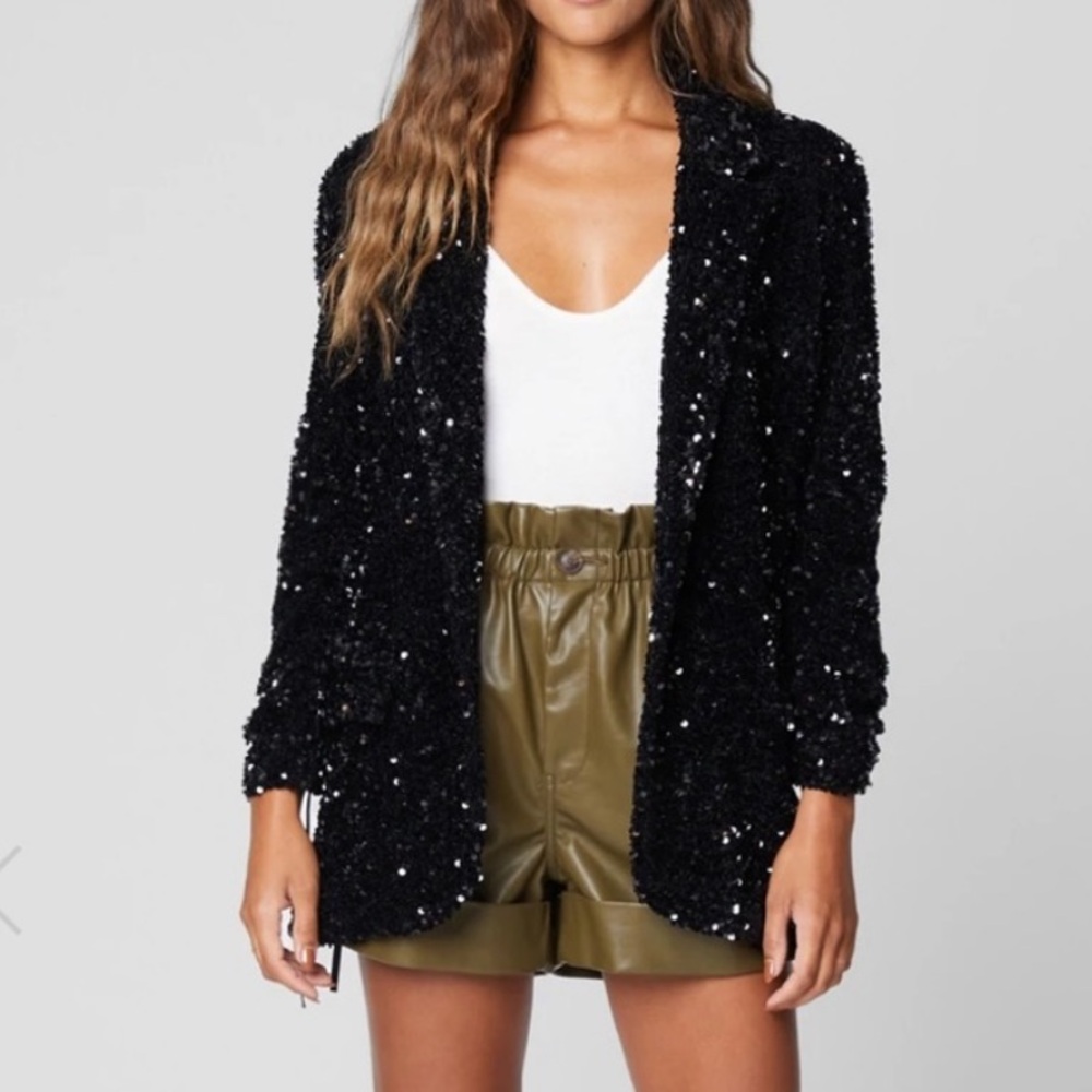 BLANKNYC sequin blazer size XS